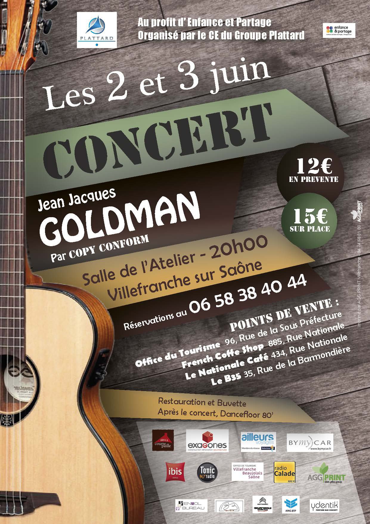 Visuel Concert les 2 et 3 Juin 2017