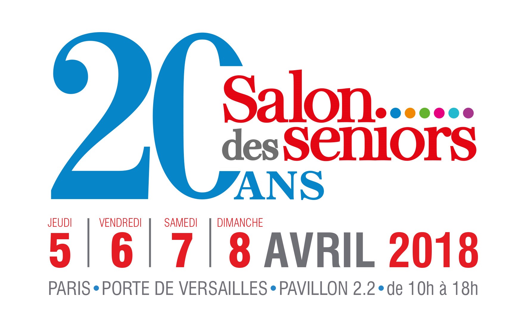 Visuel Salon des Seniors le 5 avril 2018