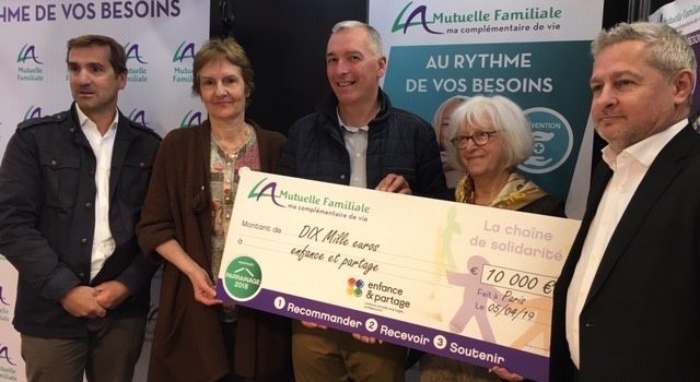 Visuel Enfance et Partage remercie la Mutuelle Familiale