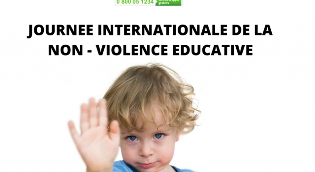 Visuel 30 AVRIL : JOURNÉE DE LA NON – VIOLENCE EDUCATIVE