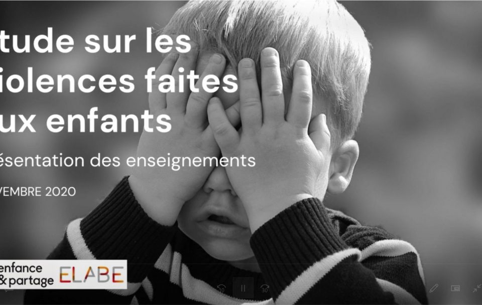 Visuel Journée Internationale des Droits de l&rsquo;Enfant 2020 – Etude sur les violences faites aux enfants